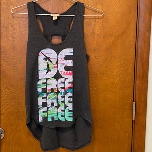 Mossimo supply  high and low tank top size small